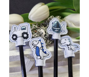 Stickdatei - ITH Stifteaufsatz Monster